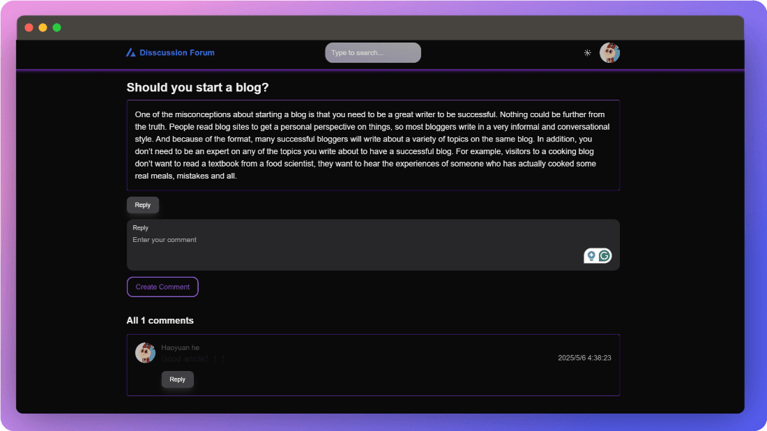 Modern SSR Forum with Next.js and OAuth Integration
